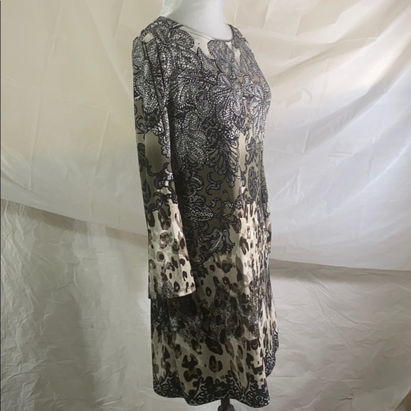 Style & Co long sleeve rhinestone dress M - Picture 5 of 9